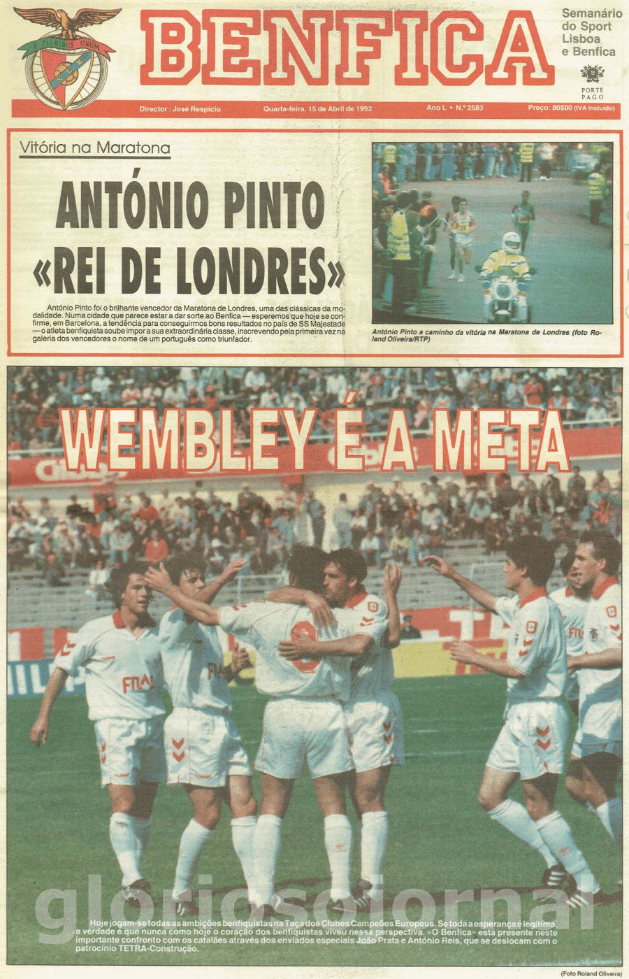 jornal o benfica 2583 1992-04-15